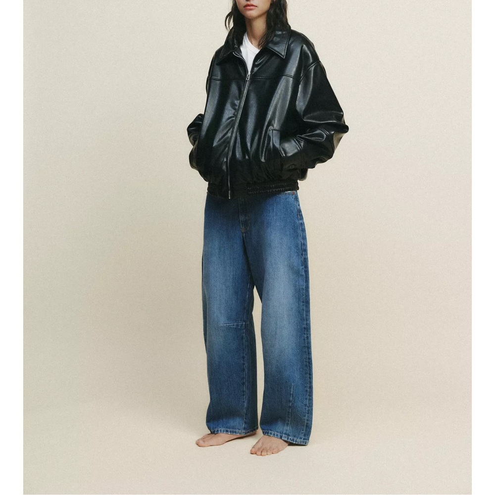Zara Black Leather Jacket